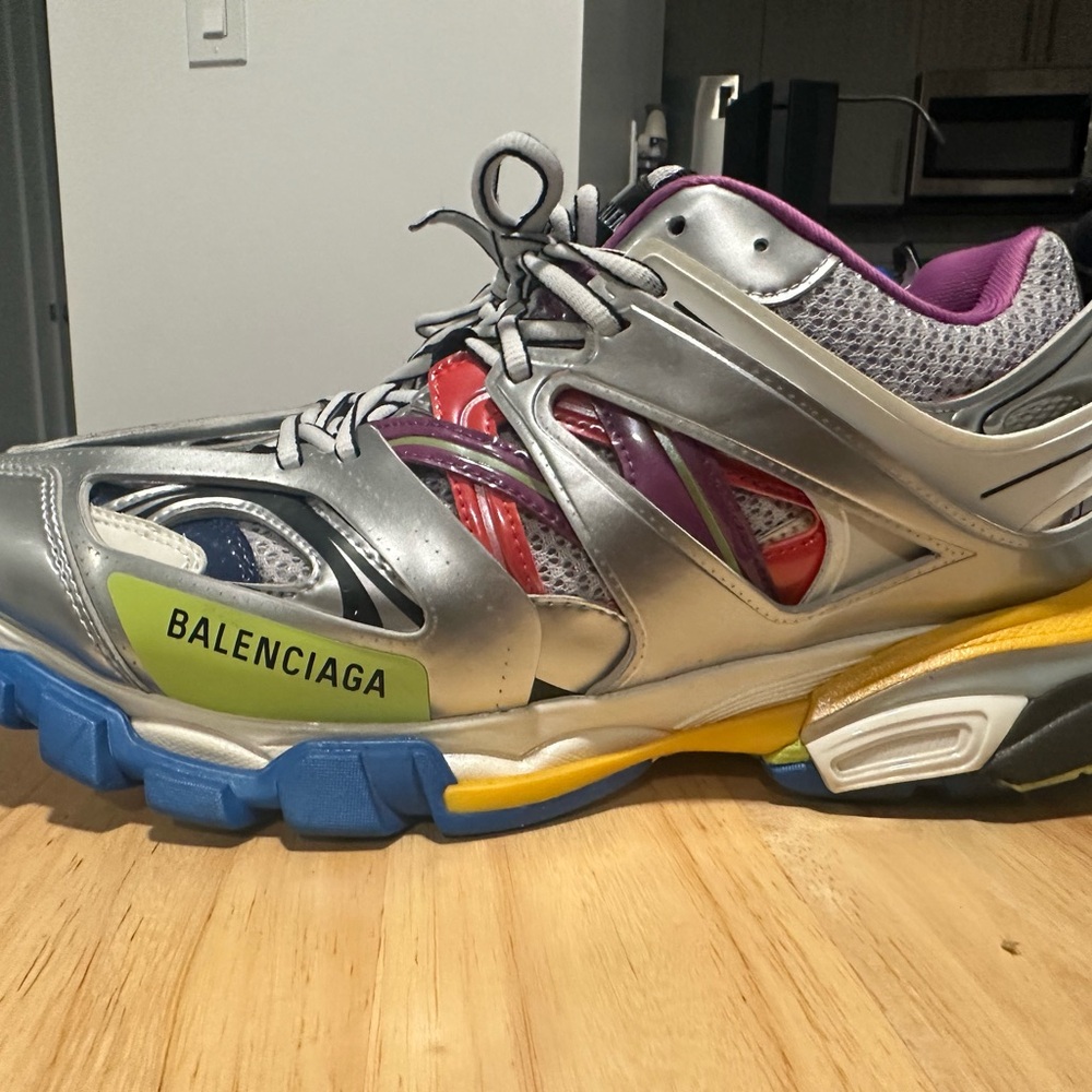 Balenciaga Purple and Black Sneakers - Picture 14 of 16
